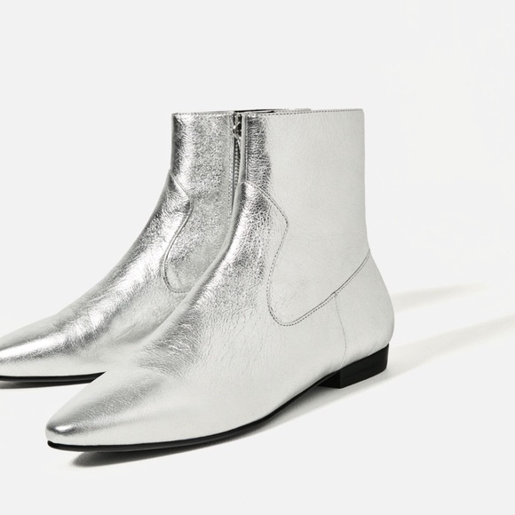 cheap sale high quality designer fashion Zara Shoes | New Metallic Leather Flat Ankle Booties 65 | Poshmark cheap sale high quality designer fashion Zara Shoes | New Metallic Leather Flat Ankle Booties 65 | Poshmark